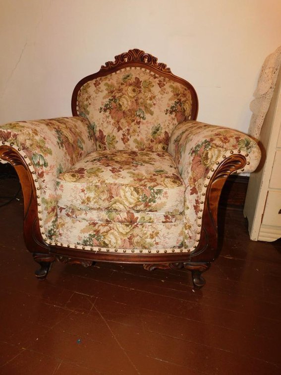 Antique parlor chair