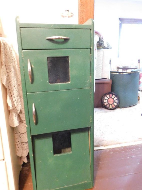 Wooden medical cabinet