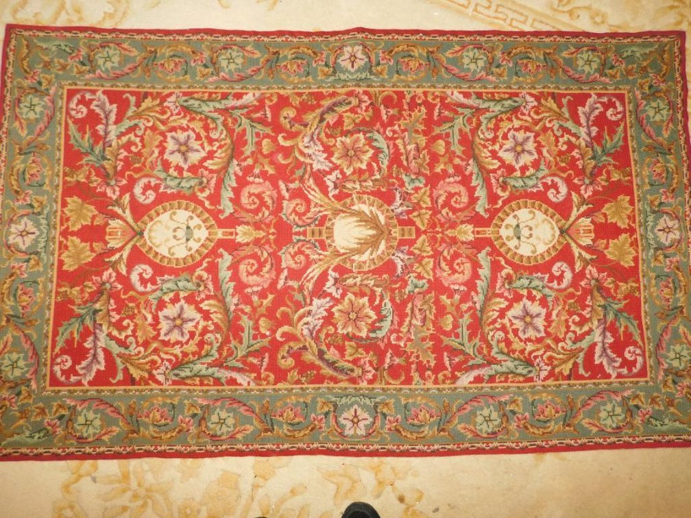 Needlepoint rug