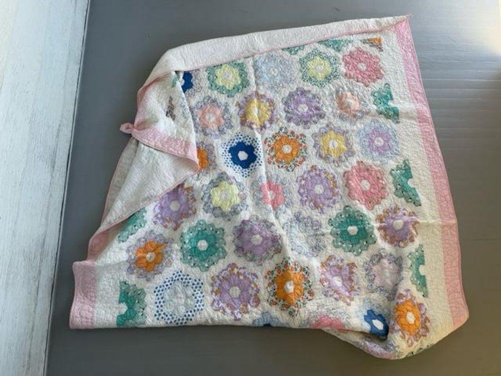 Handstitched quilt