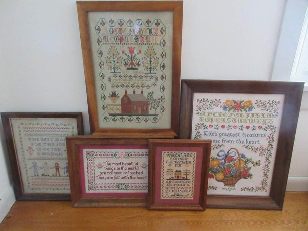 Group of homemade samplers
