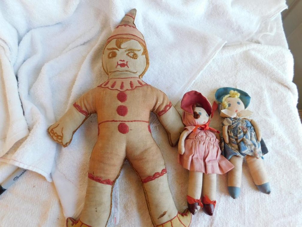Vintage cloth dolls