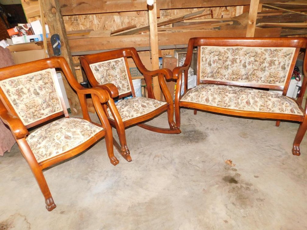 Victorian settee set