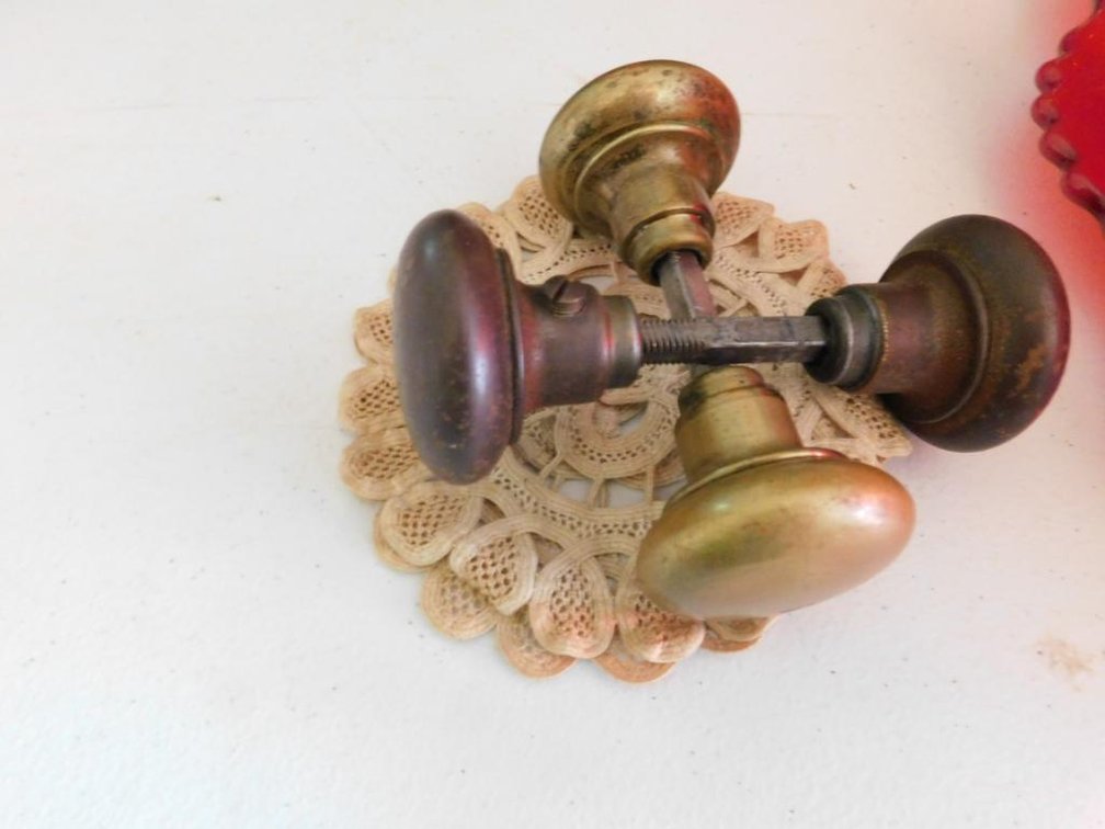 Antique door knobs