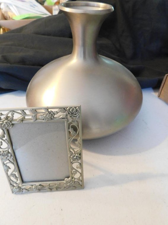Vase and picture frame