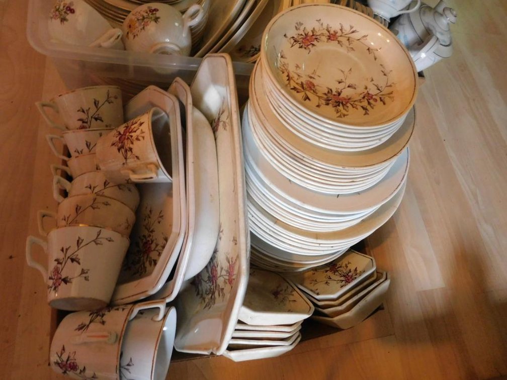 Hawthorne pattern China pieces