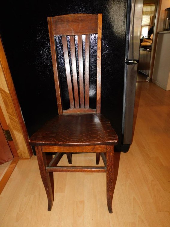 Antique oak chair