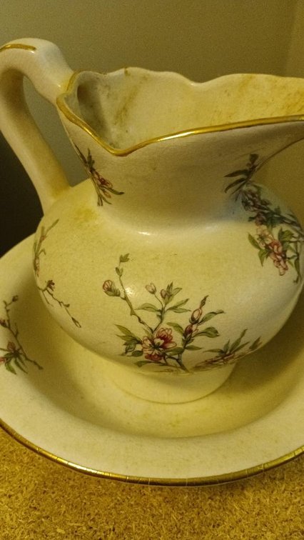 Vintage pitcher and bowl