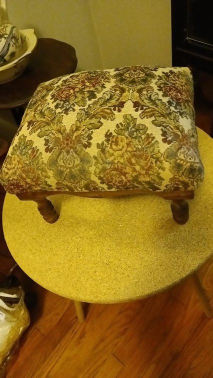 Upholstered stool