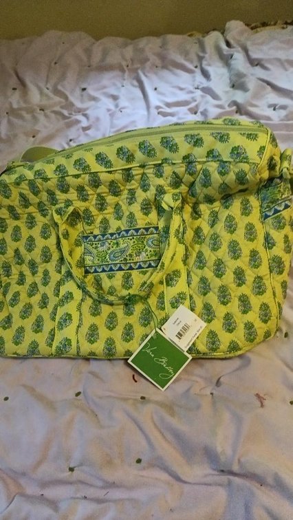 New with tags Vera Bradley Travel Satchel