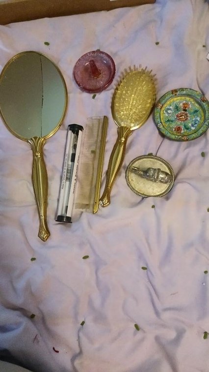 Vintage vanity items