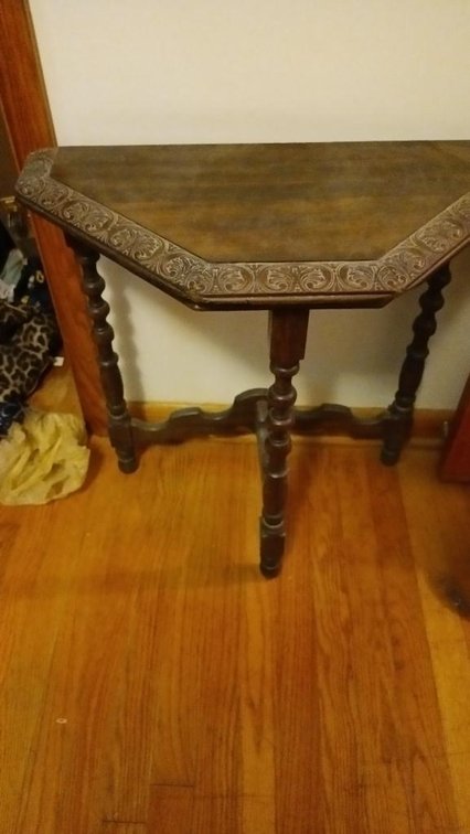Vintage half table