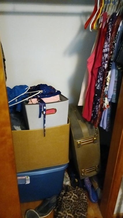 Contents of closet