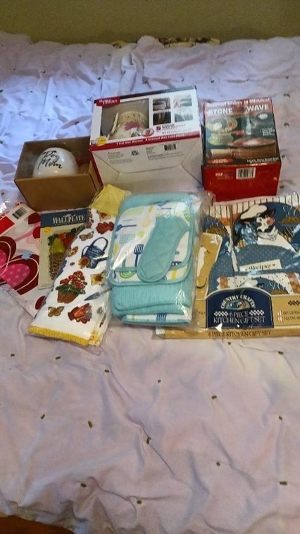 Assortment of new items