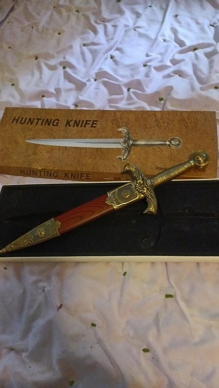 Decorative hunting knife