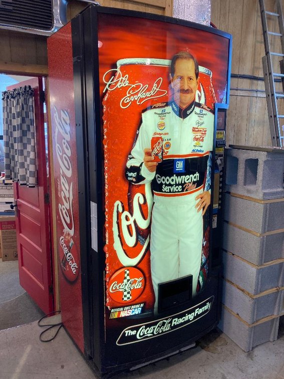 Dale Earnhardt Coke machine