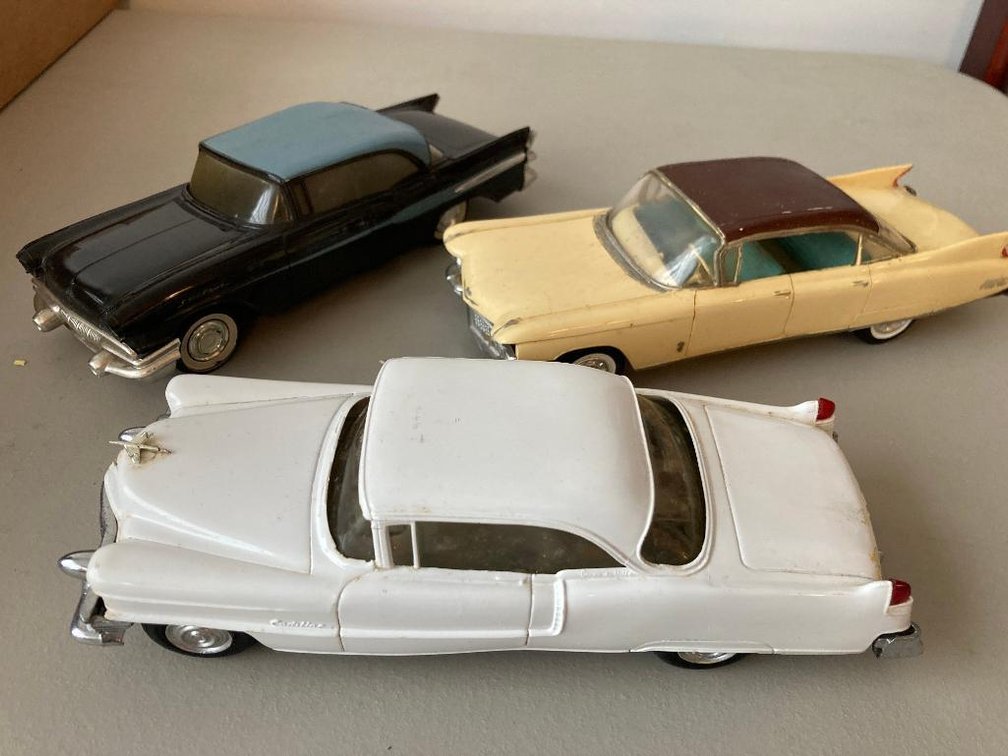 3 Promo cars:  2 Cadillacs and 1 Pontiac Star Chief