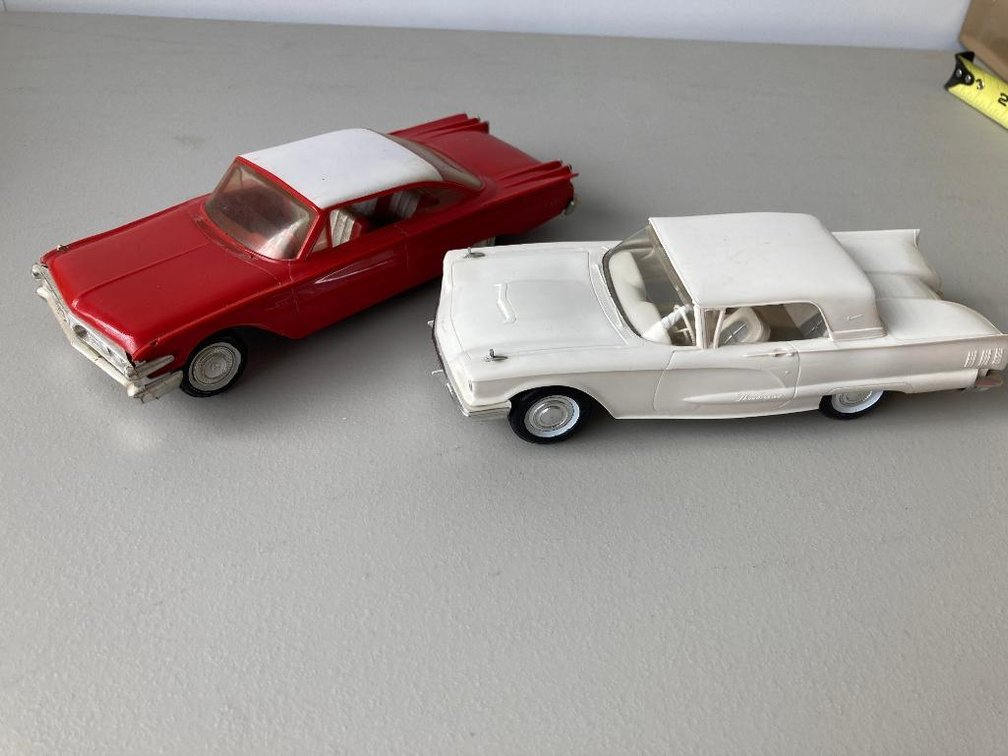 2 Promo cars:  '60 Thunderbird and a '60 Edsel