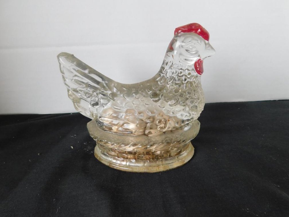 Vintage rooster w/ candy
