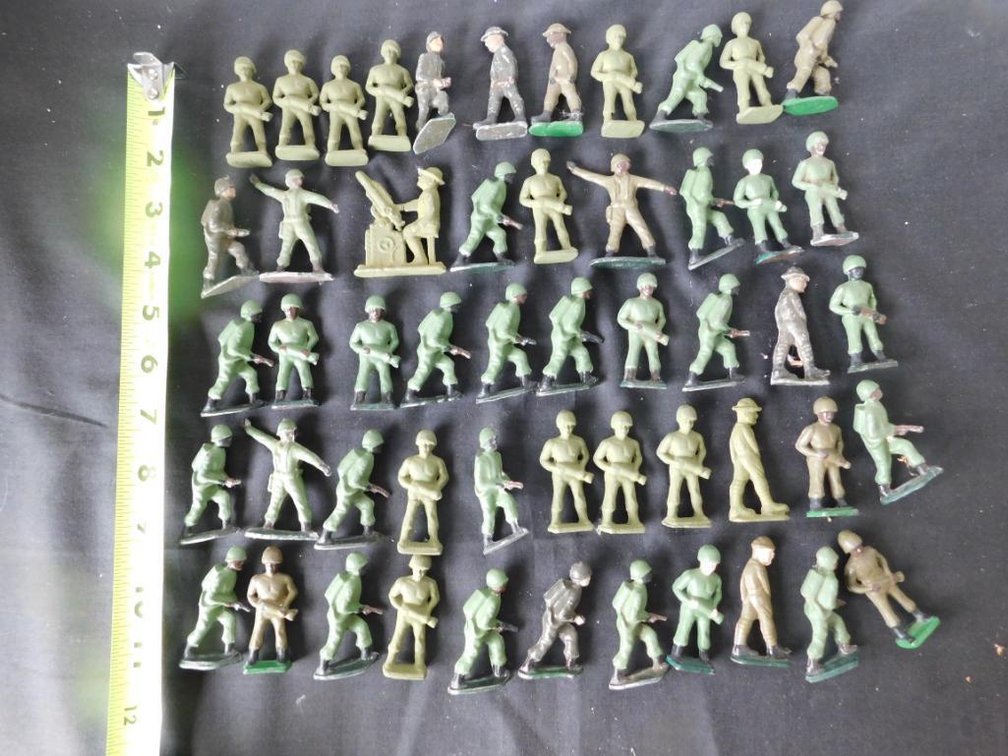 Handcrafted lead soldier in box
