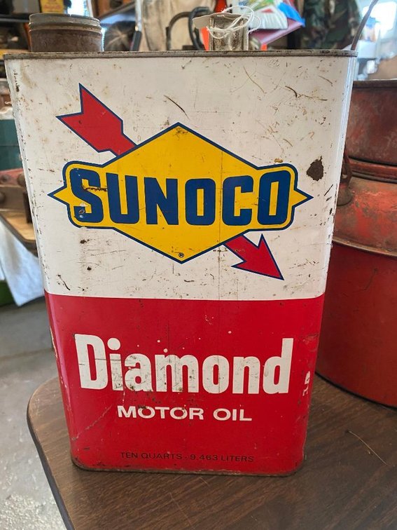 Sunoco Diamond Motor Oil 10-qt. can