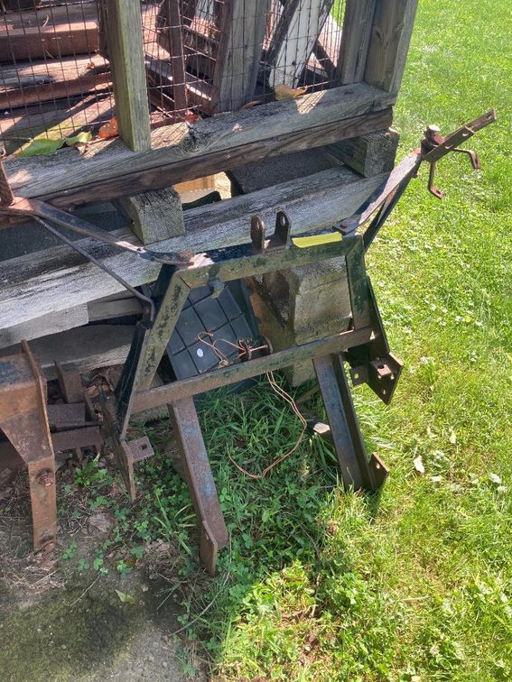 Attachment for tractor as shown