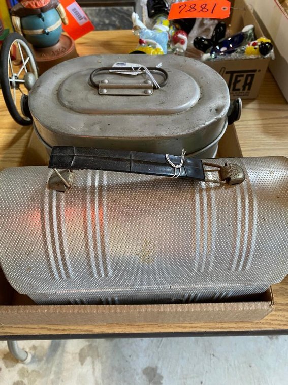 Coal miners bucketand G.C. Murphy's lunch box