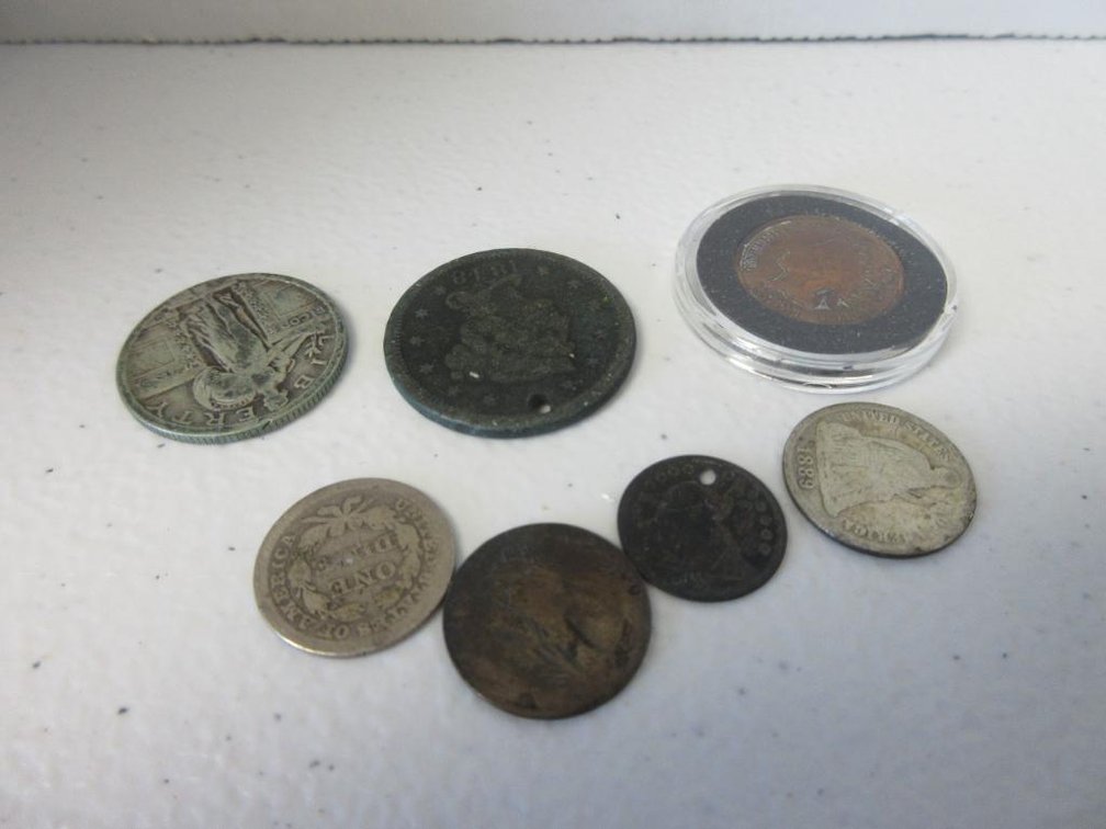 Assortment of old coins