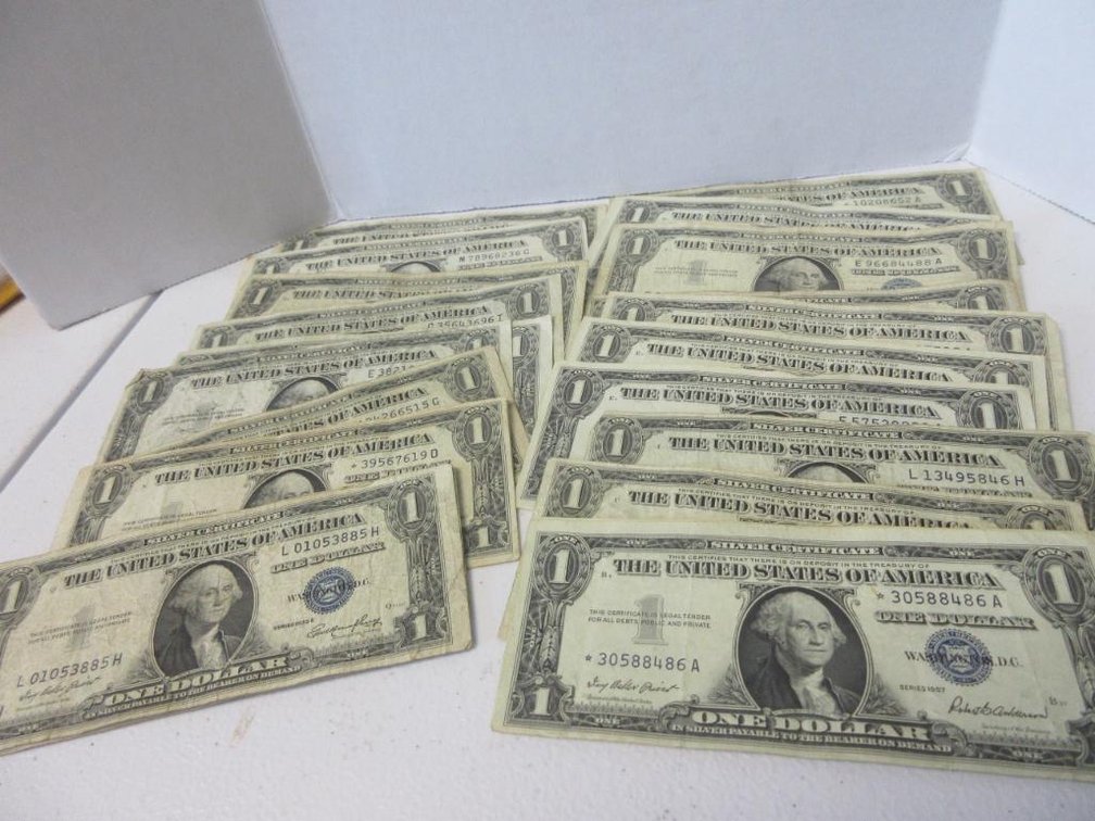 29 $1 Silver Certificates