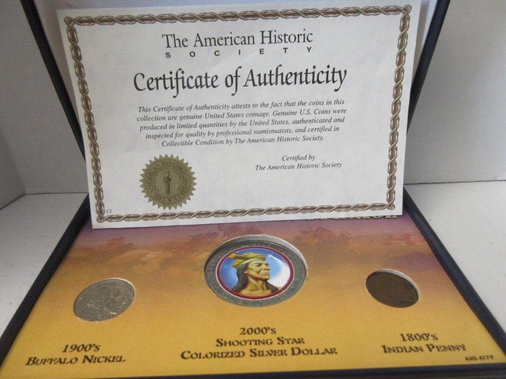 Collector set from The American Historic Society-Three Centuries of Native American Coinage
