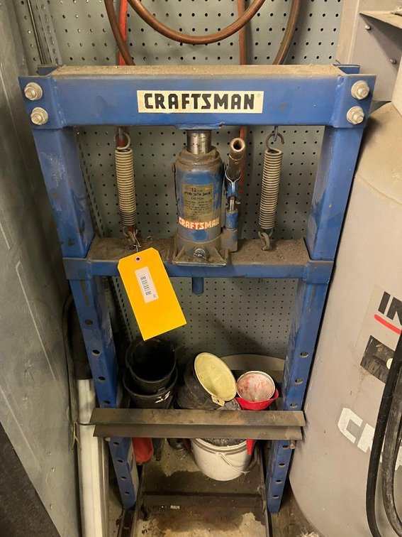 Craftsman H-press w/ 12-ton hydraulic jack