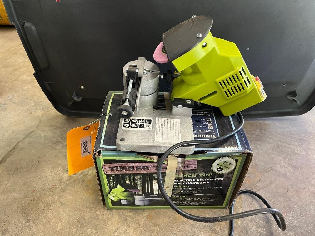Timber Tuff bench top electric chainsaw sharpener