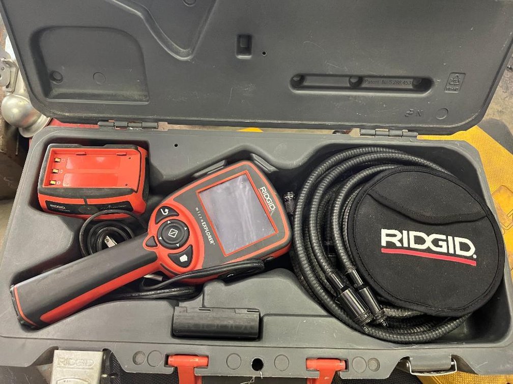Ridgid Micro Explorer handheld digital inspection camera w/ batteries and charger