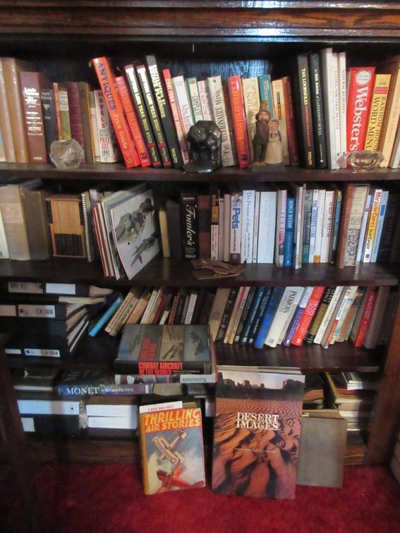 Contents of book shelf