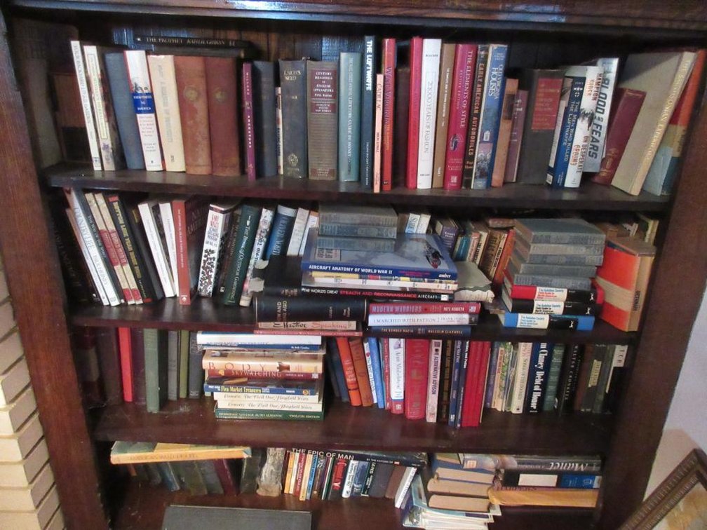 Contents of book shelf