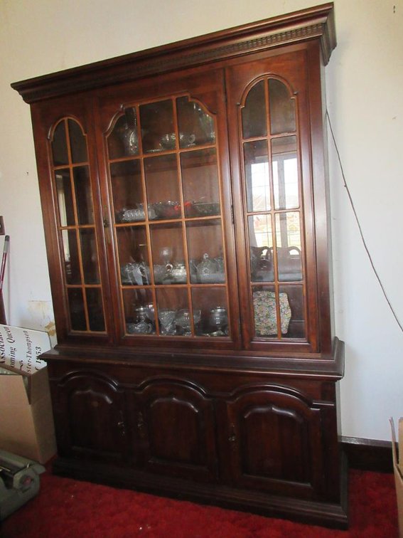 Lighted China cabinet