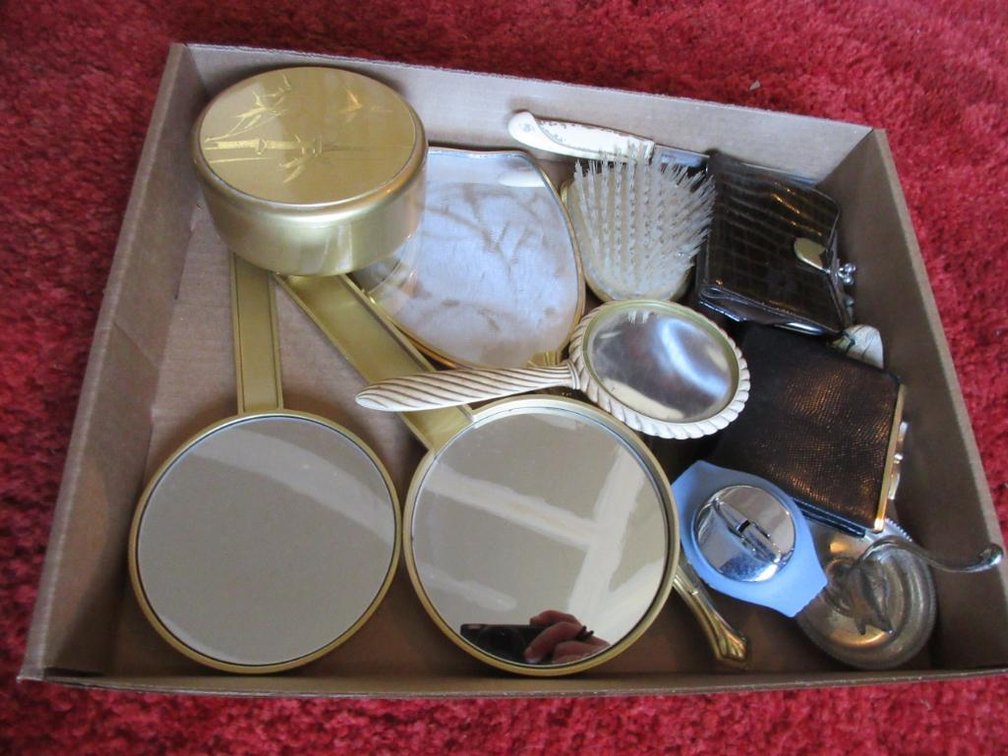 Vintage vanity items
