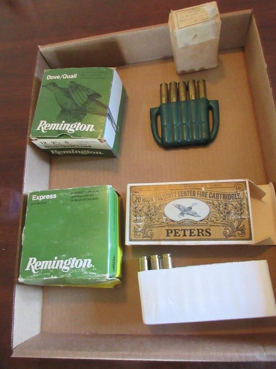 .308 Winchester 5.9mm rifle rounds and 12-gauge shotgun ammo