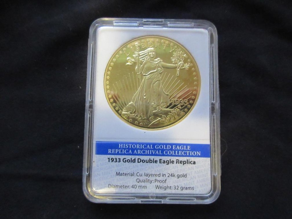 Replica 1933 Gold Double Eagle coin