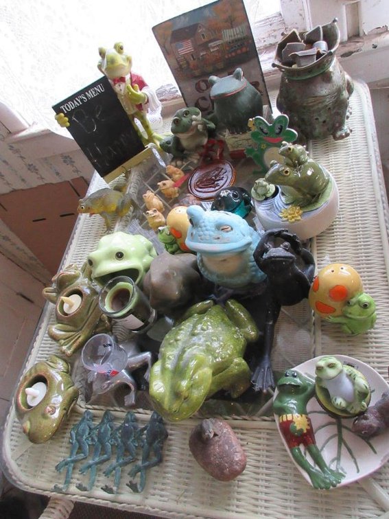 Frog themed d�cor
