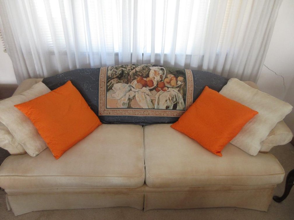 white couch