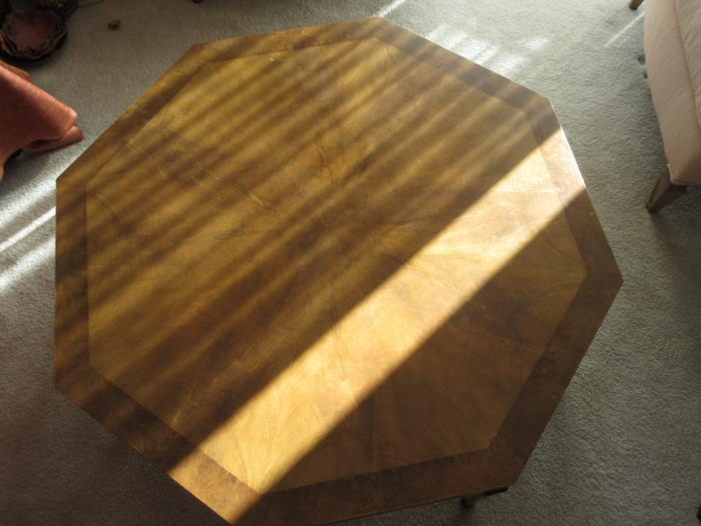 octagon coffee table