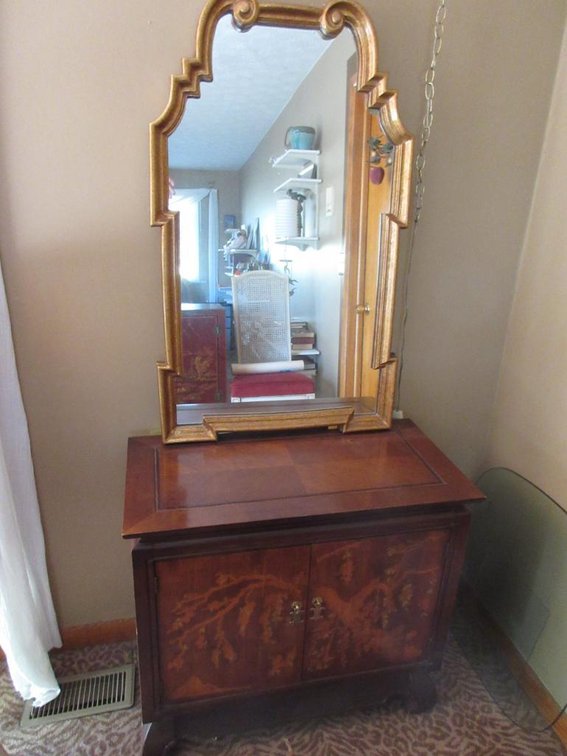 cabinet & mirror