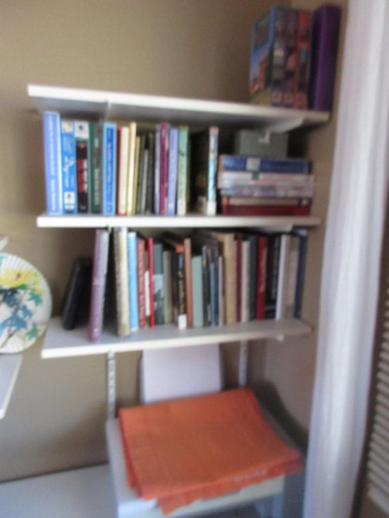 books on shelf