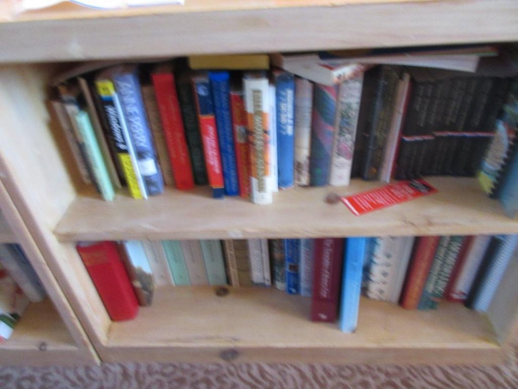 books & bookshelf