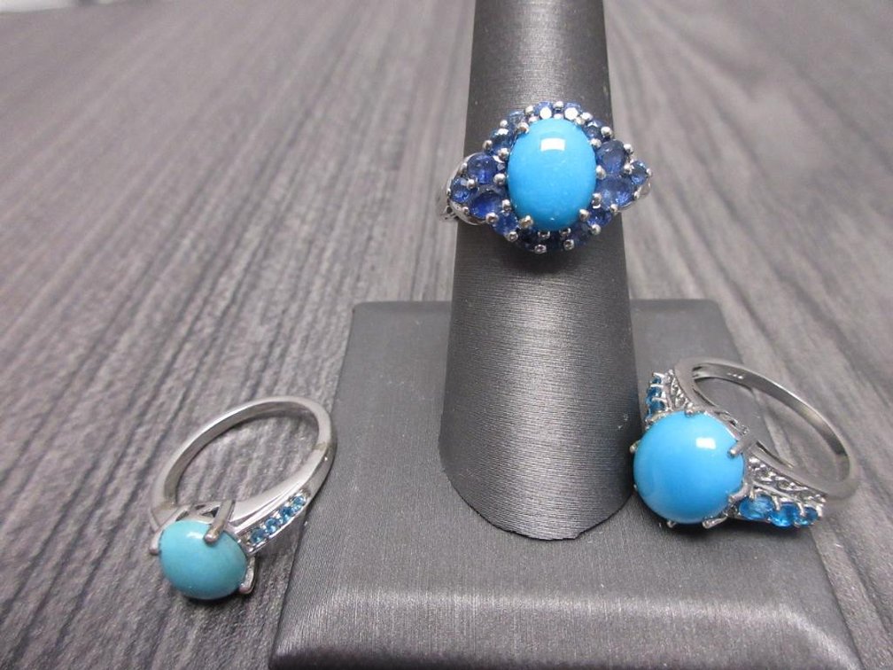 Arizona Sleeping Beauty Turquoise Rings 3