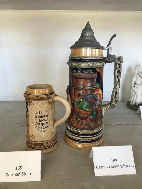 2 German style steins