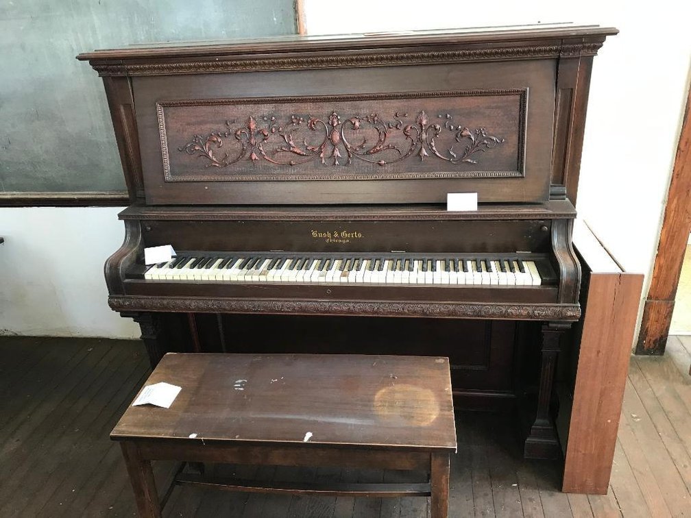 Antique Bush & Gerts Chicago upright piano