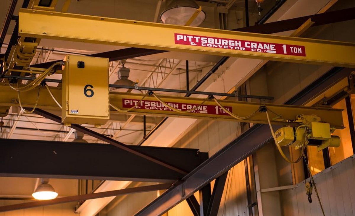Three 1-Ton Cranes, One 3-Ton Crane, and Framework