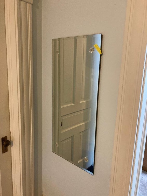 Wall mirror 17" x 30"
